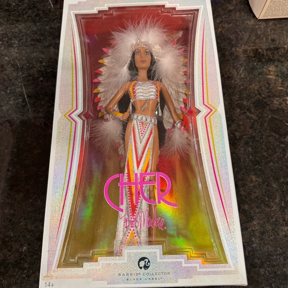 CHER Bob Mackie Barbie with Indian Half Breed Outfit